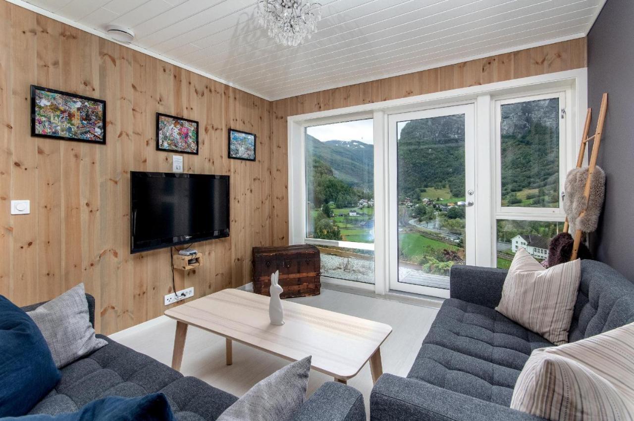 Apartment With Panoramic View Flåm Exteriér fotografie